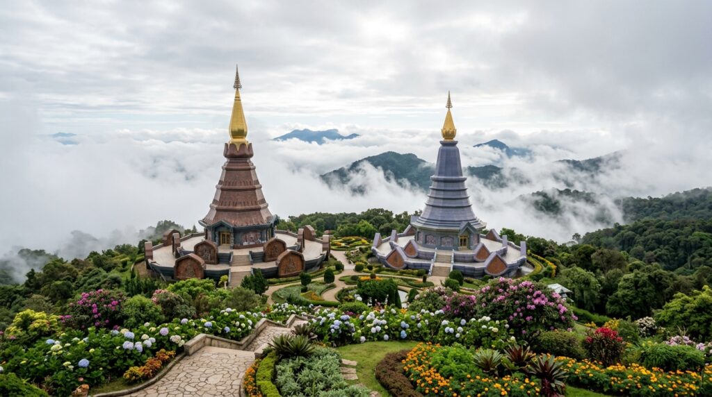 Pagodes royales, Doi Inthanon Chiang Mai