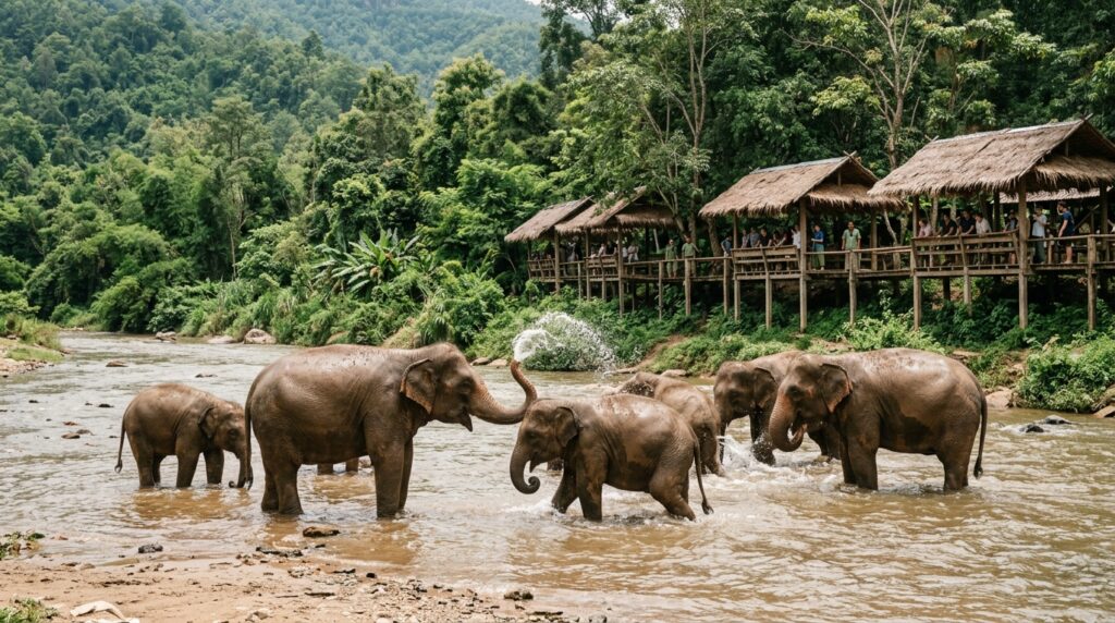 Elephant Nature Park, Elephants Chiang Mai