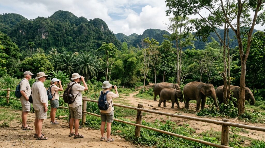Reconnaître un vrai sanctuaire, Elephants Chiang Mai
