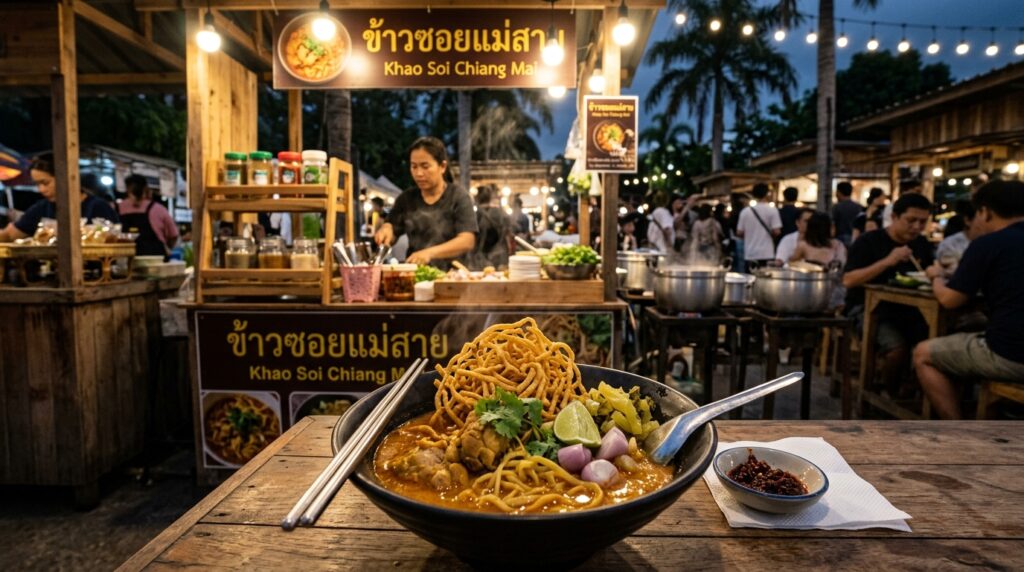 Street food, Marches Nocturnes Chiang Mai
