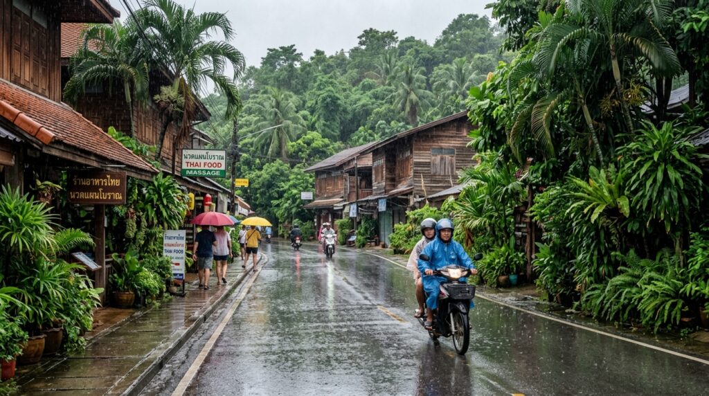 Saison des pluies, Chiang Mai