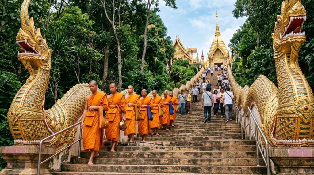 Wat Phra That Doi Suthep : temple emblématique de Chiang Mai, Temples Chiang Mai