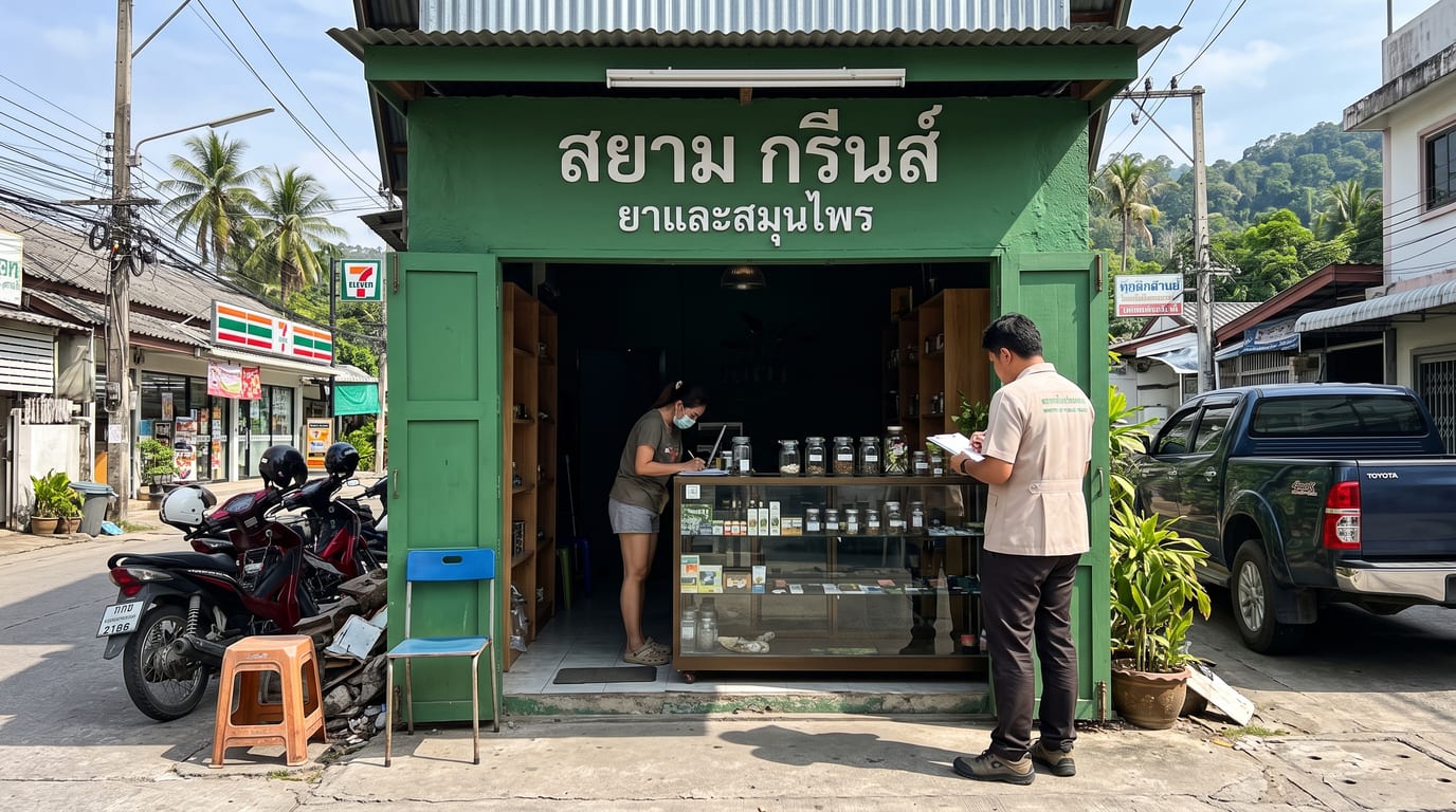 Cannabis (weed) en Thaïlande : loi, ordonnance PT33 et amendes