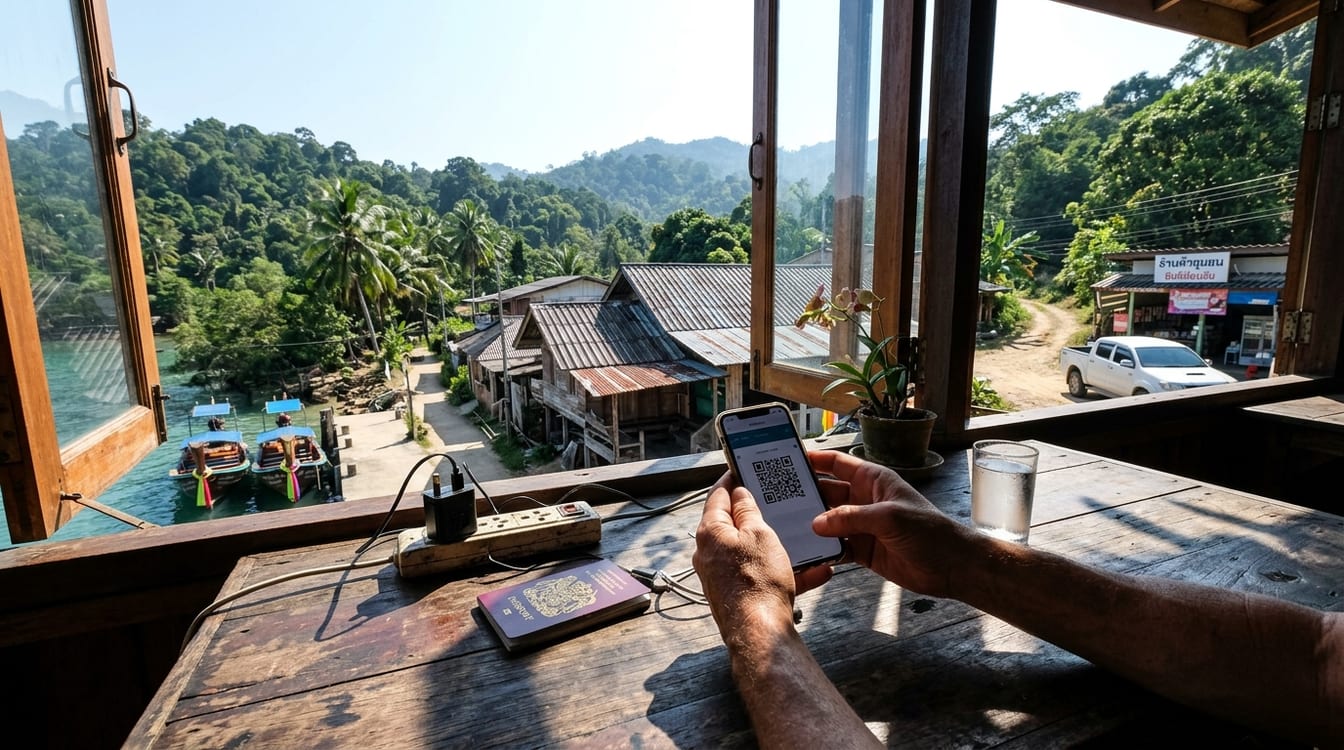 Installation d'une eSIM Thaïlande dans les réglages du téléphone