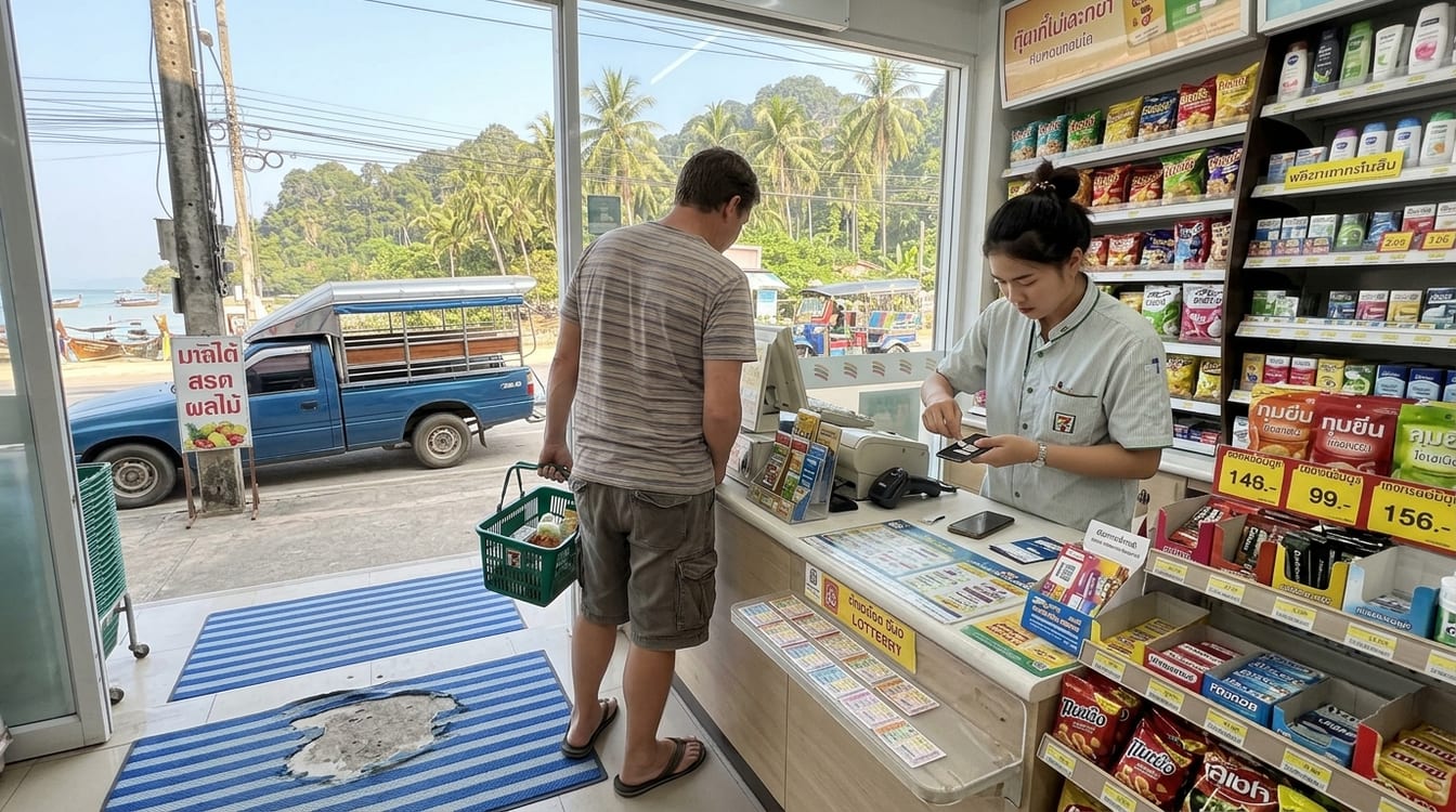 eSIM ou carte SIM physique en Thaïlande, achat en supérette