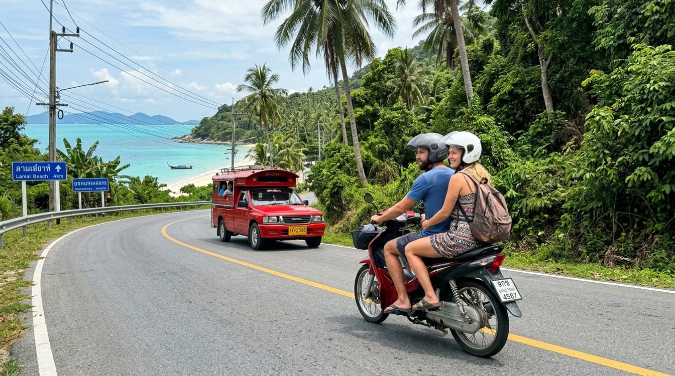 Conduire son scooter de location en Thaïlande, les règles qui diffèrent de la France