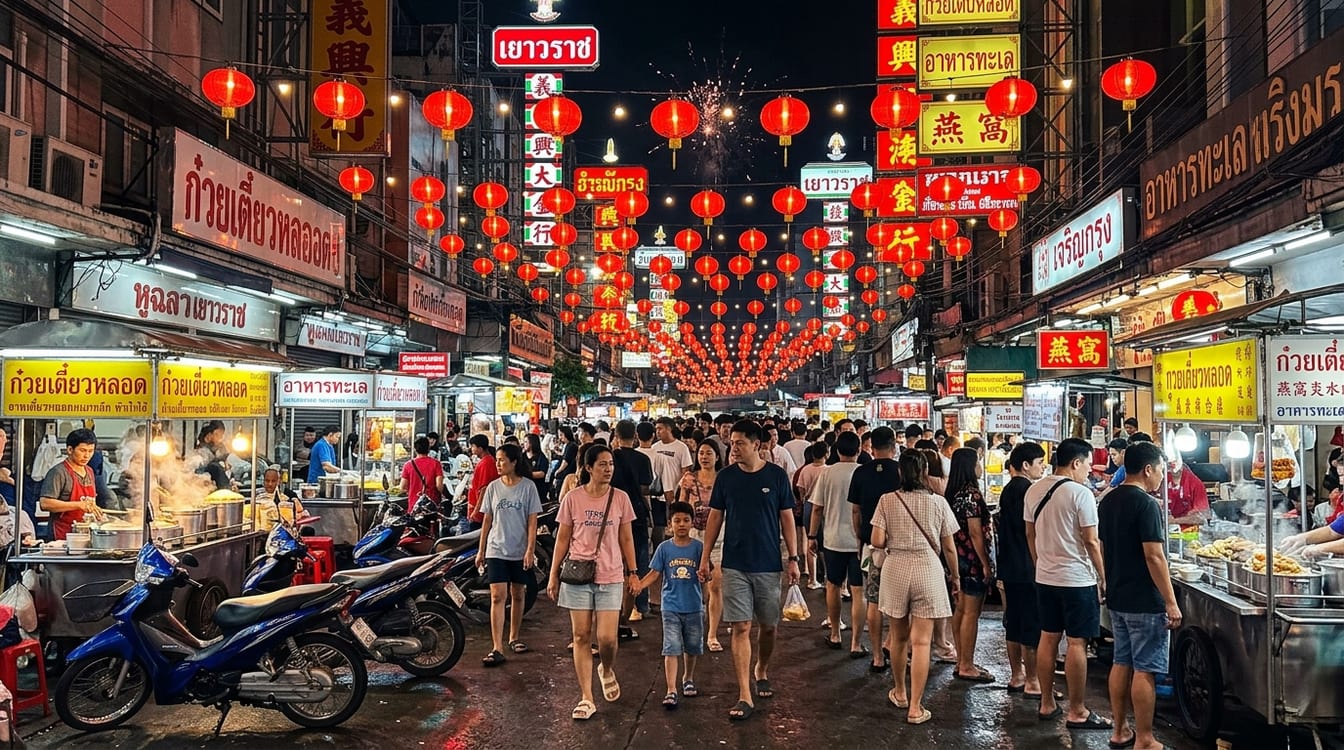 Les trois nouvels ans fêtés en Thaïlande dans l'année