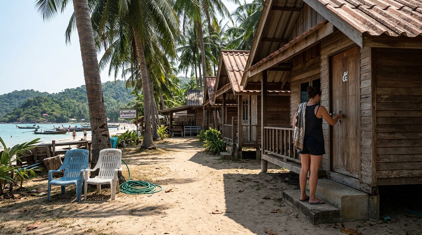 Bungalow de bord de mer où dormir à Bang Saphan