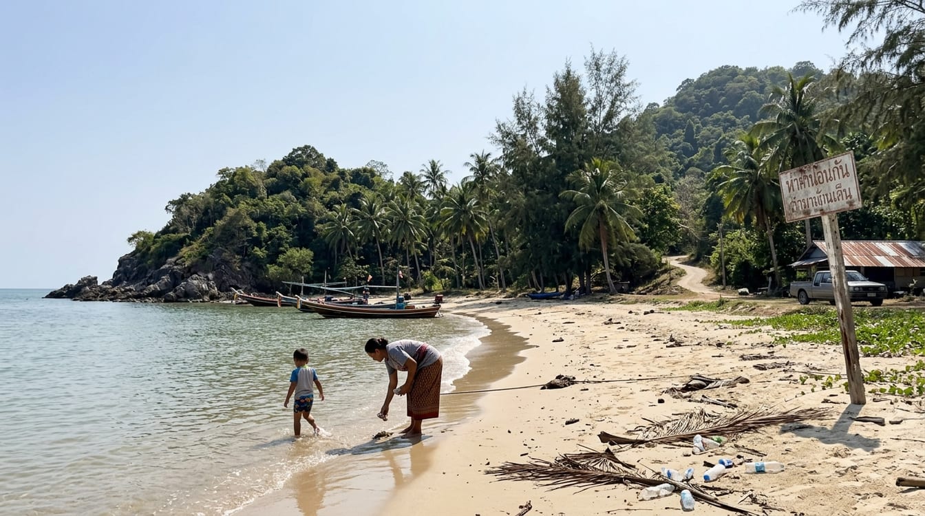 Crique de Bo Thong Lang, une des plus belles plages de Bang Saphan