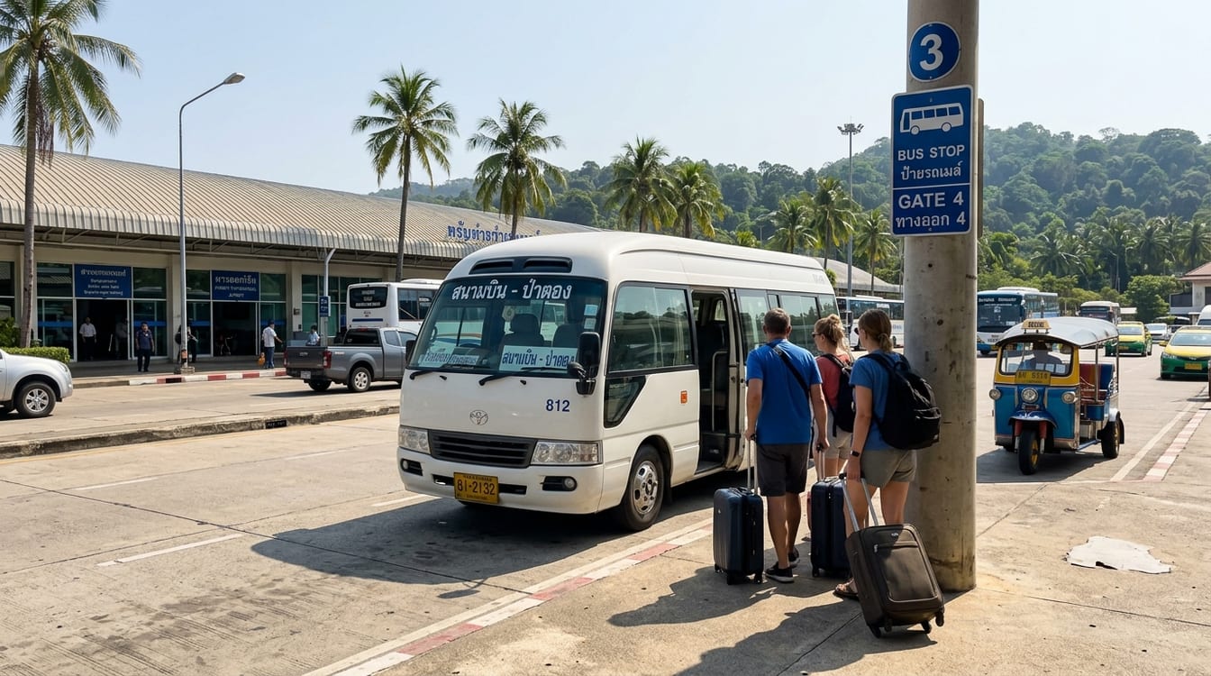 Navette vers Rayong au niveau des arrivées de l'aéroport de Suvarnabhumi